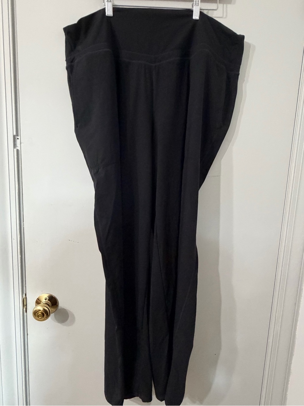 HALARA Black Wide-Leg High-Waist Pants
